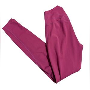 Bright Maroon Buttery Soft &‎ Stretchy Activewear Womens Leggings Sz S